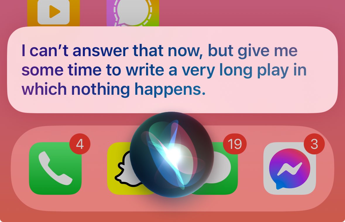 AustinAustinxxx's tweet photo. Siris answer to “what is the meaning of life?” 🤦🏻‍♂️ https://t.co/EhHqIvCHD4