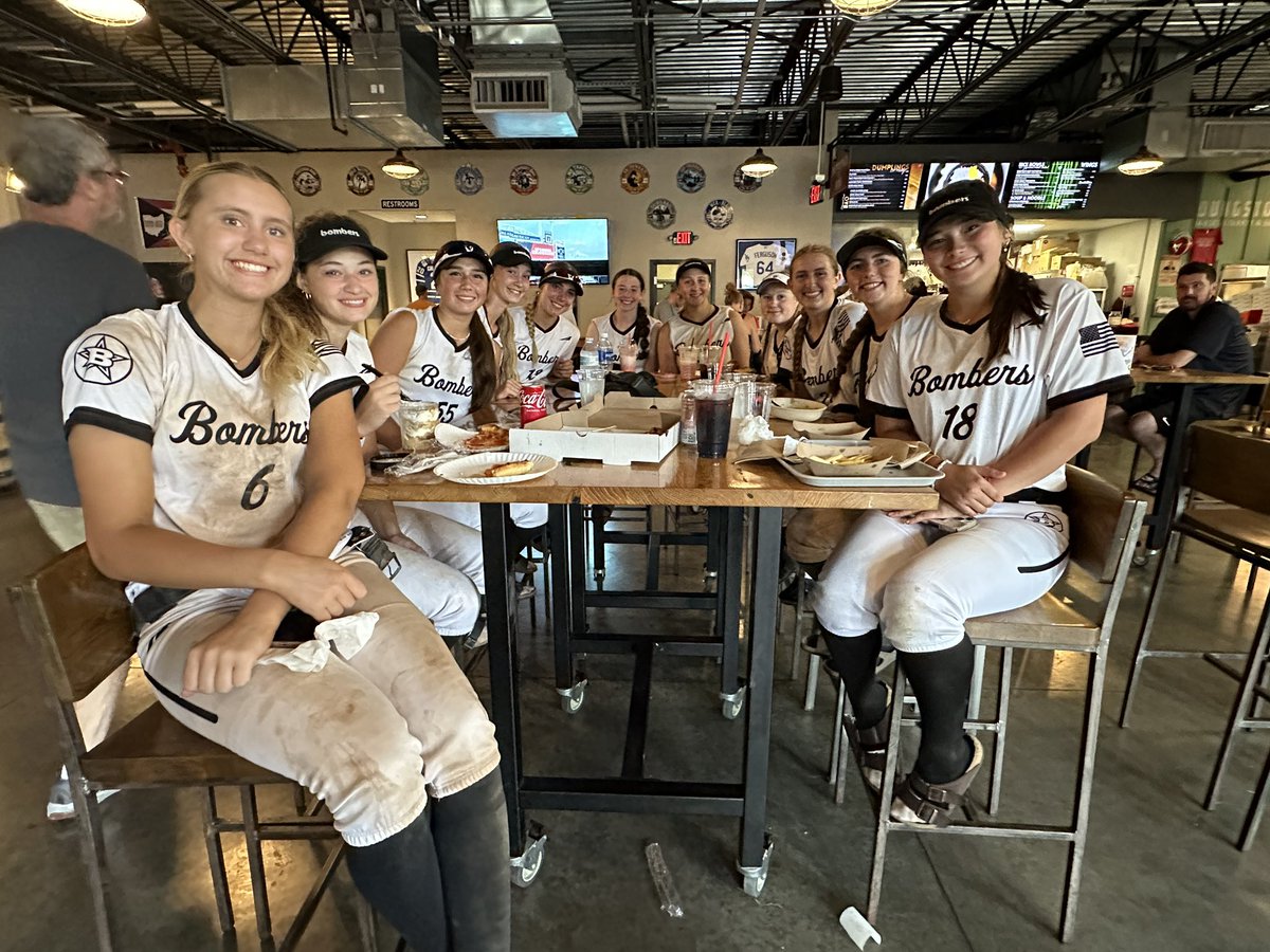 Minnesota Bombers 16U National (@mnbombers2007) on Twitter photo Ohio game day #1: 1-1 in pool play, 2 more tomorrow before bracket games start. Fun team dinner to refuel <a href="/crookedcanohio/">CrookedCanOhio</a> ! <a href="/MnBombers/">Minnesota Bombers</a> <a href="/bombers_fp/">Bombers Fastpitch</a> <a href="/StingraysOhio/">Ohio Stingrays Softball 🥎</a> Ohio game day #1: 1-1 in pool play, 2 more tomorrow before bracket games start. Fun team dinner to refuel <a href="/crookedcanohio/">CrookedCanOhio</a> ! <a href="/MnBombers/">Minnesota Bombers</a> <a href="/bombers_fp/">Bombers Fastpitch</a> <a href="/StingraysOhio/">Ohio Stingrays Softball 🥎</a>