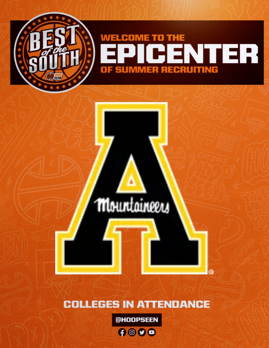 Great to have Appalachian State University at the 2024 HoopSeen Best of the South!