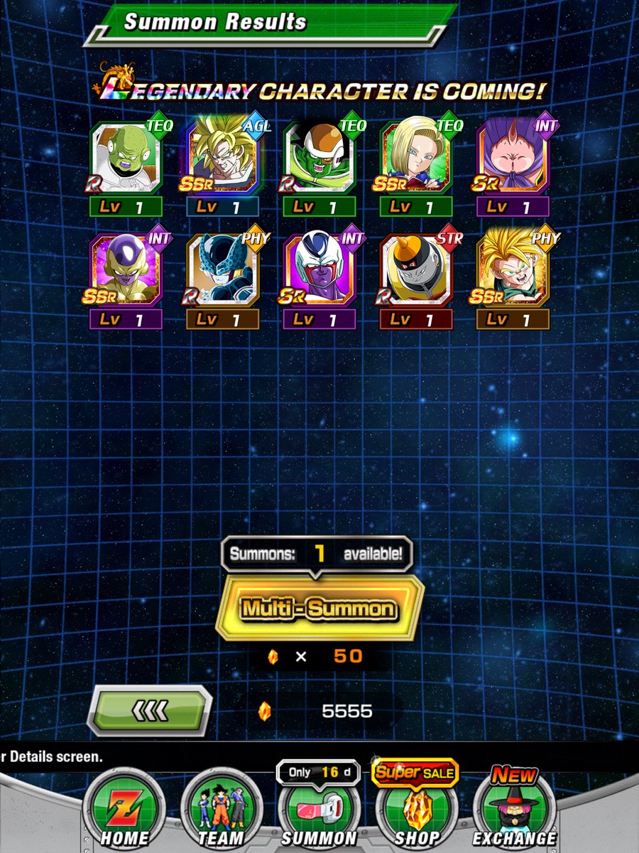 SuperSonic14475's tweet photo. My summons in dokkan battle in 9th anniversary part 1

#Dokkan9thAnniv https://t.co/KRh8OpHTYI