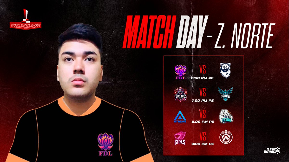 Royal Elite League (@royaleliteleag) on Twitter photo #CR | MATCH DAY| ZONA NORTE ๐ฅ
Los equipos buscaran sumar puntos para no quedar en playinn ๐ฅ
โ๏ธ <a href="/CRFlordeLoto/">CR Flor de Loto</a> ๐ <a href="/ColdBearEsport/">Cold Bear Esport</a>
โ๏ธ <a href="/TemplariosEGS/">Templarios Esports</a> ๐ <a href="/PhoenixRebornGG/">Phoenix Reborn</a>
โ๏ธ @XtremeDelta_CR ๐ <a href="/Iceneta2/">Ice Team ๐ง</a>
โ๏ธ <a href="/TeamWaikiGirls/">Waiki Girls</a> ๐ <a href="/WarriorsStorm/">MiSu__</a> #CR | MATCH DAY| ZONA NORTE ๐ฅ
Los equipos buscaran sumar puntos para no quedar en playinn ๐ฅ
โ๏ธ <a href="/CRFlordeLoto/">CR Flor de Loto</a> ๐ <a href="/ColdBearEsport/">Cold Bear Esport</a>
โ๏ธ <a href="/TemplariosEGS/">Templarios Esports</a> ๐ <a href="/PhoenixRebornGG/">Phoenix Reborn</a>
โ๏ธ @XtremeDelta_CR ๐ <a href="/Iceneta2/">Ice Team ๐ง</a>
โ๏ธ <a href="/TeamWaikiGirls/">Waiki Girls</a> ๐ <a href="/WarriorsStorm/">MiSu__</a>