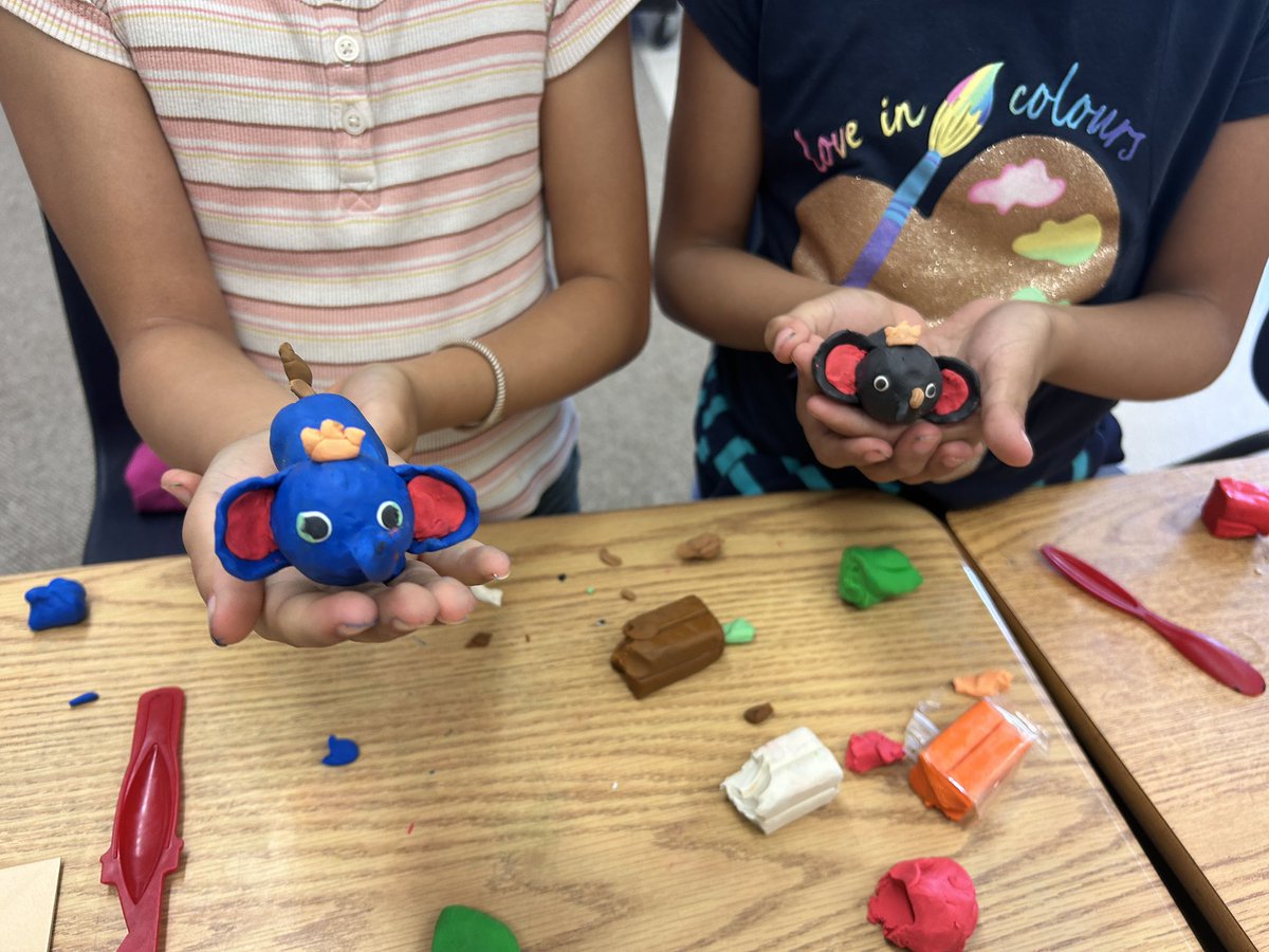 Week 2 Summer Learning we also made claymates after reading the story and designing our own. #SummerLearningWRDSB