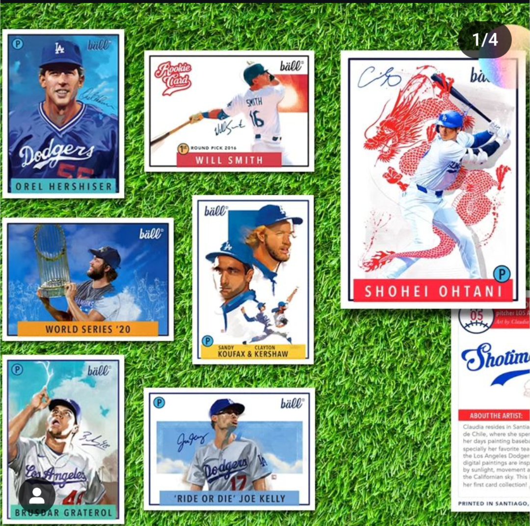 Kevin Czerwinski (@czerwinskib9) on Twitter photo Claudia Letonja-Wallis, the famed South American baseball artist has created her own line of cards. Check them out please and share.
#baseballcards #cardart #mlb
<a href="/gummyarts/">Gummy Arts</a> <a href="/LADodgers/">LADodgers</a> <a href="/CardsCigarbox/">Cigar Box Cards</a>
@HeavyJ28 <a href="/OptimusVolts/">Optimus Volts</a> <a href="/TheCardLifeTV/">TheCardLifeTV</a> <a href="/emkittel/">Triple Play Design</a> Claudia Letonja-Wallis, the famed South American baseball artist has created her own line of cards. Check them out please and share.
#baseballcards #cardart #mlb
<a href="/gummyarts/">Gummy Arts</a> <a href="/LADodgers/">LADodgers</a> <a href="/CardsCigarbox/">Cigar Box Cards</a>
@HeavyJ28 <a href="/OptimusVolts/">Optimus Volts</a> <a href="/TheCardLifeTV/">TheCardLifeTV</a> <a href="/emkittel/">Triple Play Design</a>