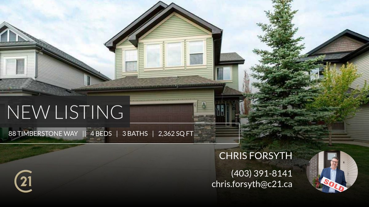 📍 New Listing 📍 Take a look at this fantastic new property that just hit the market located at 88 Timberstone Way in Red Deer. Reach out here or at (403) 391-8141 for more information!

Listed by Christine MacDermid

Chris Forsyt... homeforsale.at/88_TIMBERSTONE…