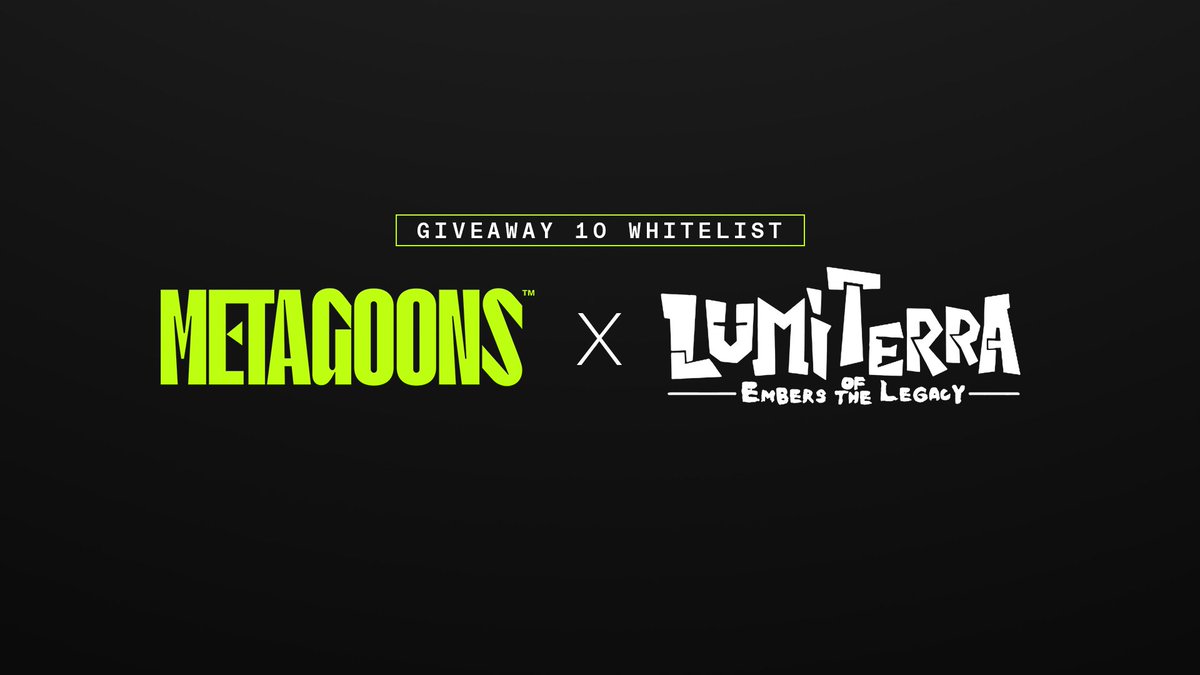 MetaGoons's tweet photo. The rumors brought by @trev0r about @LumiterraGame on Ronin are confirmed

If I were you, I’d keep an eye on this game

That’s why we're giving away 10 WL spots for the closed beta test

Here’s what you gotta do:
↳ Follow @LumiterraGame and @MetaGoons
↳ 💚 + 🔁 this post
↳ Tag 3 friends in the comments
↳ Tomorrow night, Saturday, we’ll announce the 10 winners