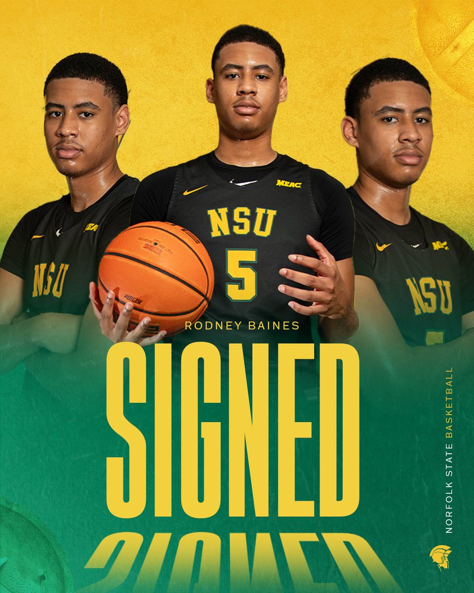 NSU_BBALL's tweet photo. Hometown hero 📍 @CarmeloBaines 

#GoldStandard🔰 https://t.co/SlfwiRr7hY