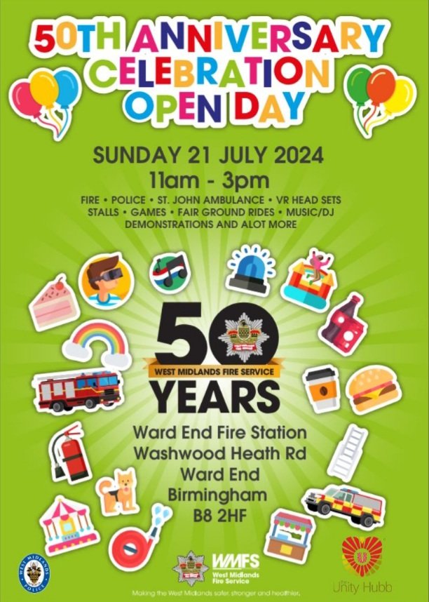 Come join us at our open day! Sunday 21st July. 11am - 3pm 😁🚒🎉

wmfs.net/events/open-da…