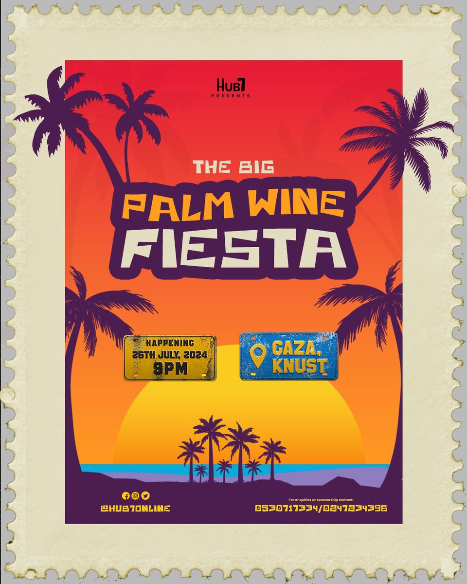 Don’t miss out on the fun – we’re bringing the groove back! 🎶🎉
📅 26/07/2024
🕘 9:00 PM 
📍 Gaza, KNUST