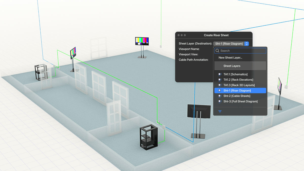 Vectorworks's tweet photo. Read about cable planning & how our collaboration with ConnectCAD aids in visualizing and communicating with project partners here: https://t.co/8QPDzZ4fFF
#DesignWithoutLimits #Vectorworks #ConnectCAD https://t.co/nrHeCRF3iY