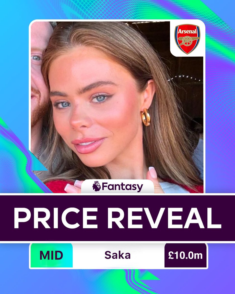 AlexVolloFPL's tweet photo. #FPL Price Reveal 👇

Bukayo Saka - £10.0m💰 https://t.co/ALU3JE8r1q