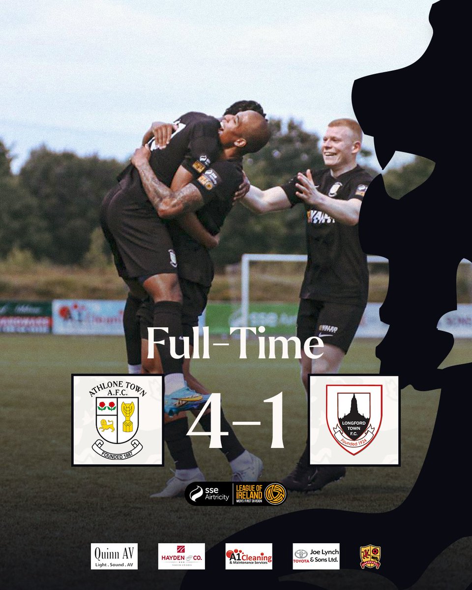 90+4' | The Midlands Are 🔵⚫️

⚫⚫4-1🟡⚫

#CmonTheTown | #SupportLocal
🔵⚫️