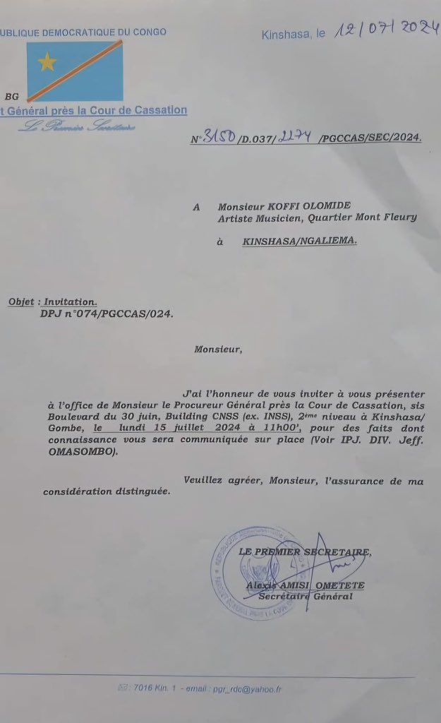 Gastonramazani2's tweet image. Son excellence @ConstantMutamba a du pain sur la planche pcq , le président avait déclaré que notre justice est malade. 

Wait and see dossier #Koffi