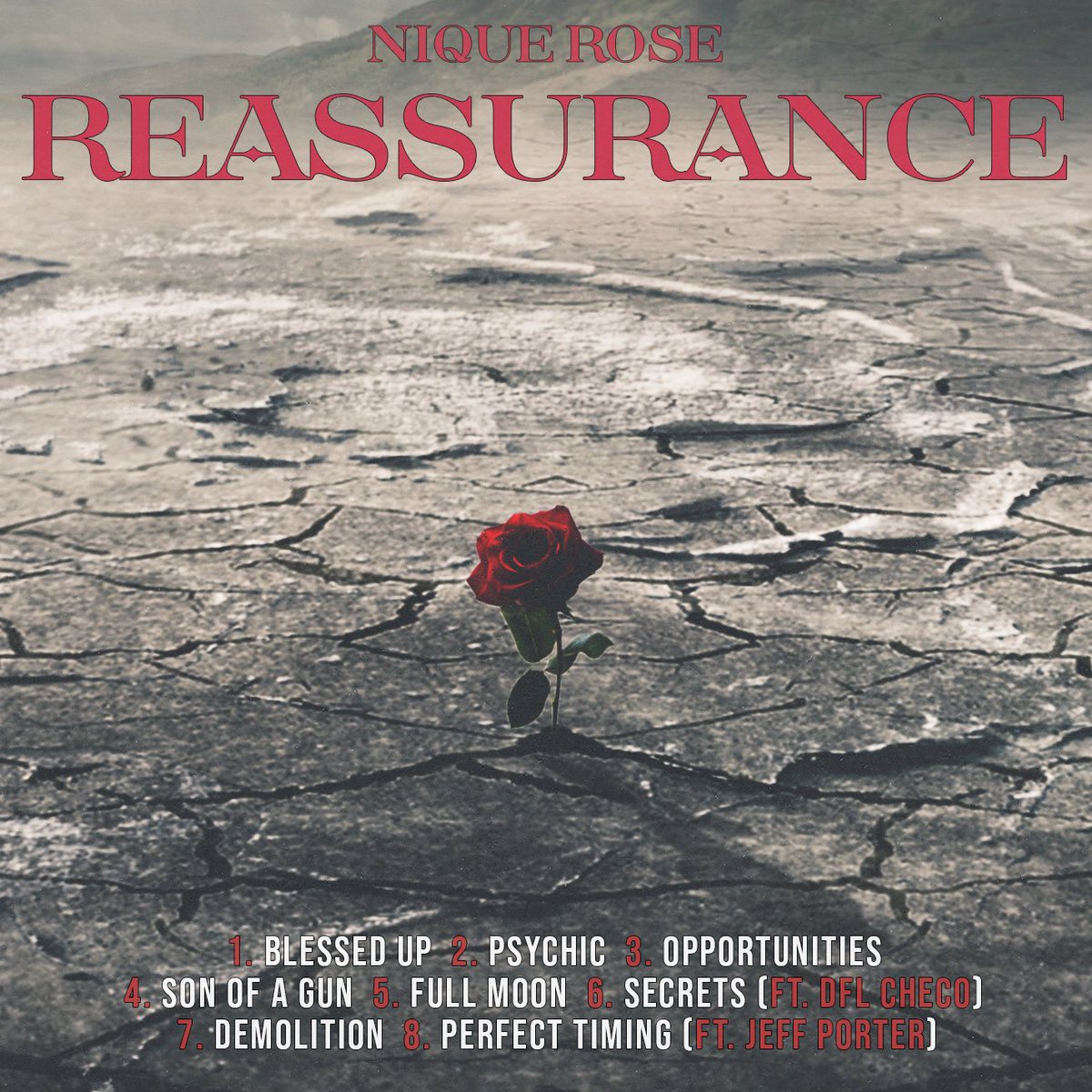 NiqueRoseWho's tweet photo. “Reassurance” The Album 🌹🌎🎙️🔥🙏🏽

 Reassure : The Act of not having a Doubt, Believe in yourselves, your journey , Never Give Up &amp;  Stand on what you live 4 🗣️❗️

8 TRACKS 

https://t.co/VjD9lxZdHp https://t.co/xAZssPj8I0