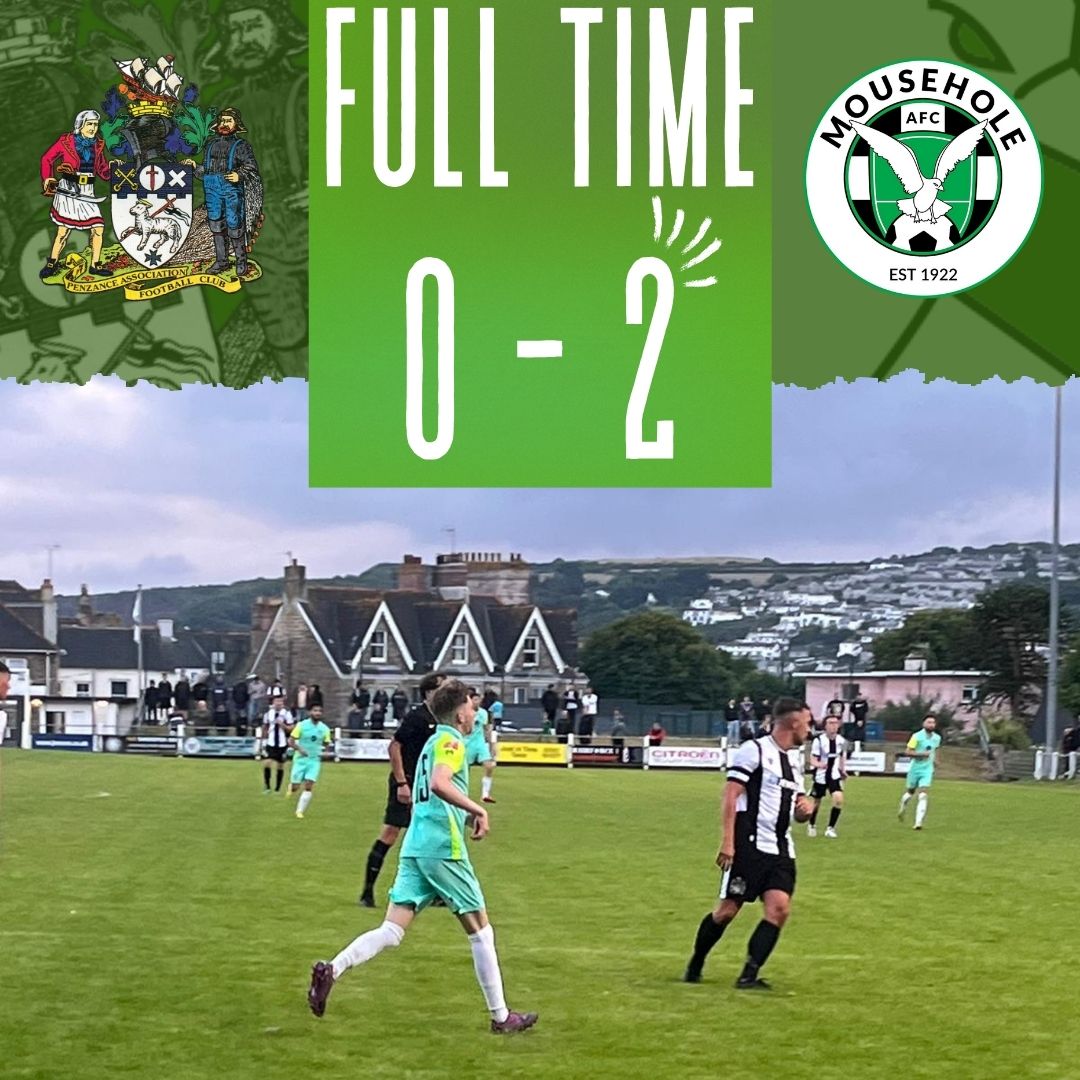 MouseholeAFC's tweet photo. FT | Penzance 0-2 MOUSEHOLE

First half goals from Jack Symons and skipper Jack Calver give the Seagulls victory in the opening PSF of 24/25 https://t.co/2jjNUCyTbS