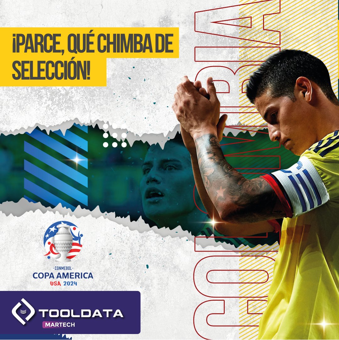 tooldata_io's tweet photo. El próximo domingo juegan con el corazón de 51 millones de #colombianos. ¡Dejarán el alma en la cancha! Recordemos cómo ha sido el recorrido de #Latricolor en la #CopaAmerica 🇨🇴⚽️

(Abrimos hilo) https://t.co/cbVlSlFcJA
