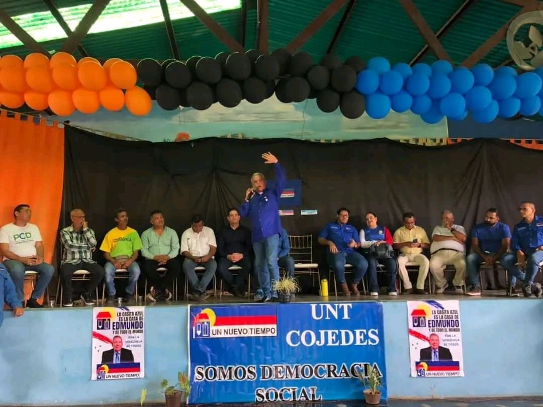 Hoy #12Julio se desarrollo gran pleno regional #UNTCojedes en el que reafirmamos nuestro apoyo a Edmundo González. El voto es nuestra herramienta fundamental para el éxito en las próximas #Elecciones2024  #VamosPorMas  <a href="/manuelrosalesg/">Manuel Rosales</a> <a href="/angelopalmerib/">Angelo Palmeri</a> <a href="/CojedesUNT1/">UNTCojedes</a> <a href="/partidoUNT/">Un Nuevo Tiempo</a>