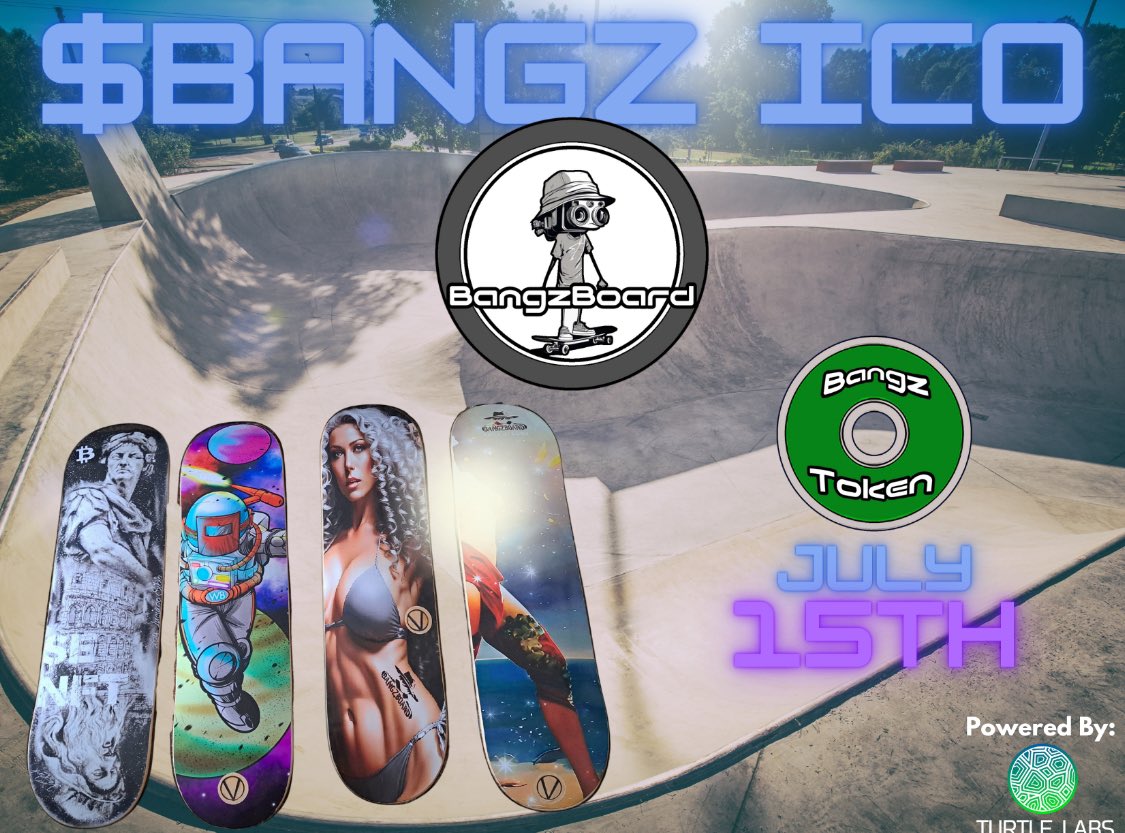 Dutchie_Vader's tweet image. BANGZBOARD ICO  15th July,   (Find out more in discord) Here : discord.gg/Ds3zSdV7 
#BangzBoardhasPhygitals
 $BANGZ #BANGZ 
#vechain $SQUAD
#Skate2Earn 
Turtle labs discord: discord.gg/3jUxfAsN