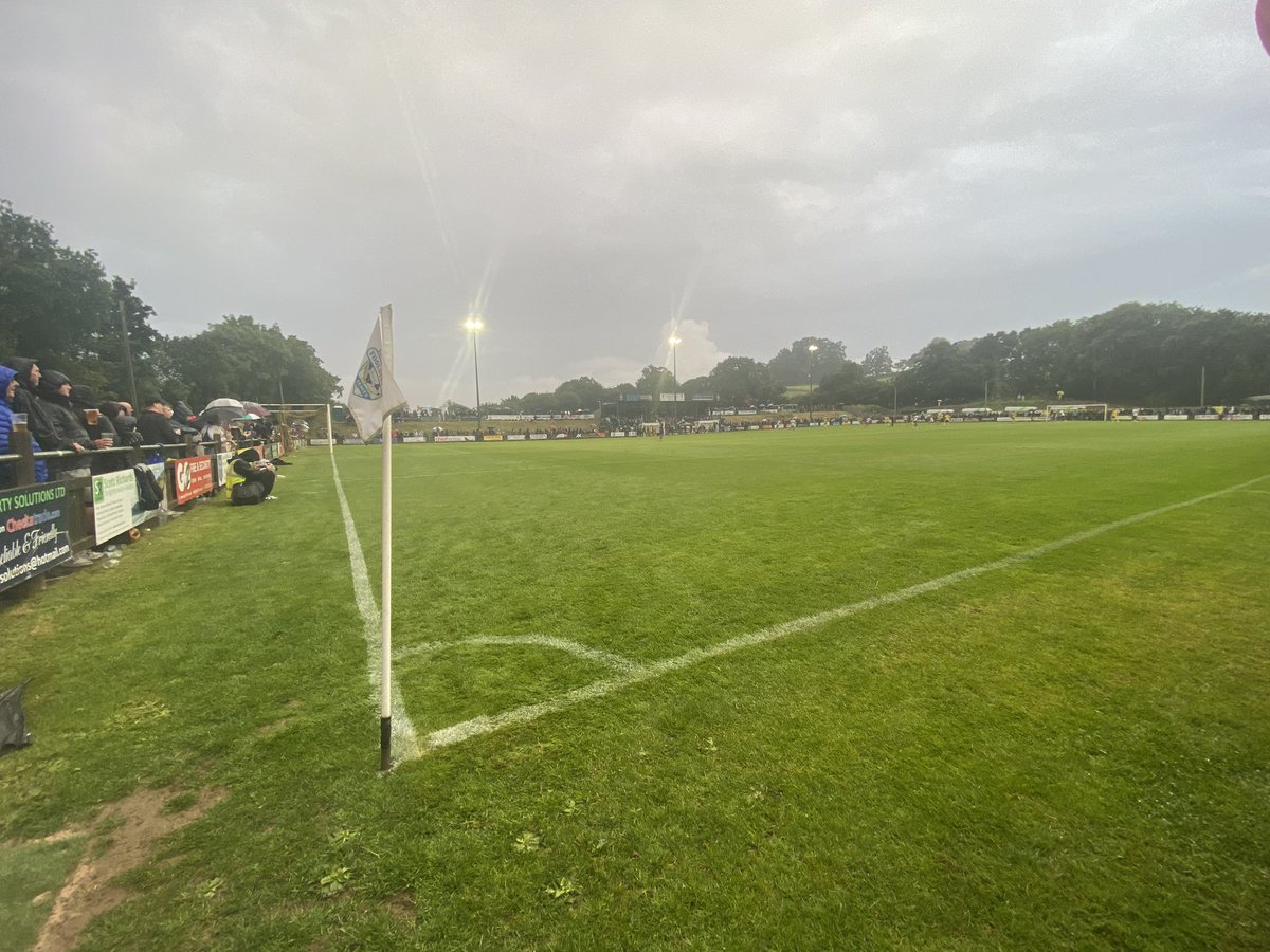 2000 capacity crowd for a friendly in the pouring rain! 

Buckland Athletic 0 Torquay United 0

<a href="/OfficalBAFC/">Buckland Athletic FC</a> were fantastic hosts and the locals incredibly welcoming. Good luck for the season!