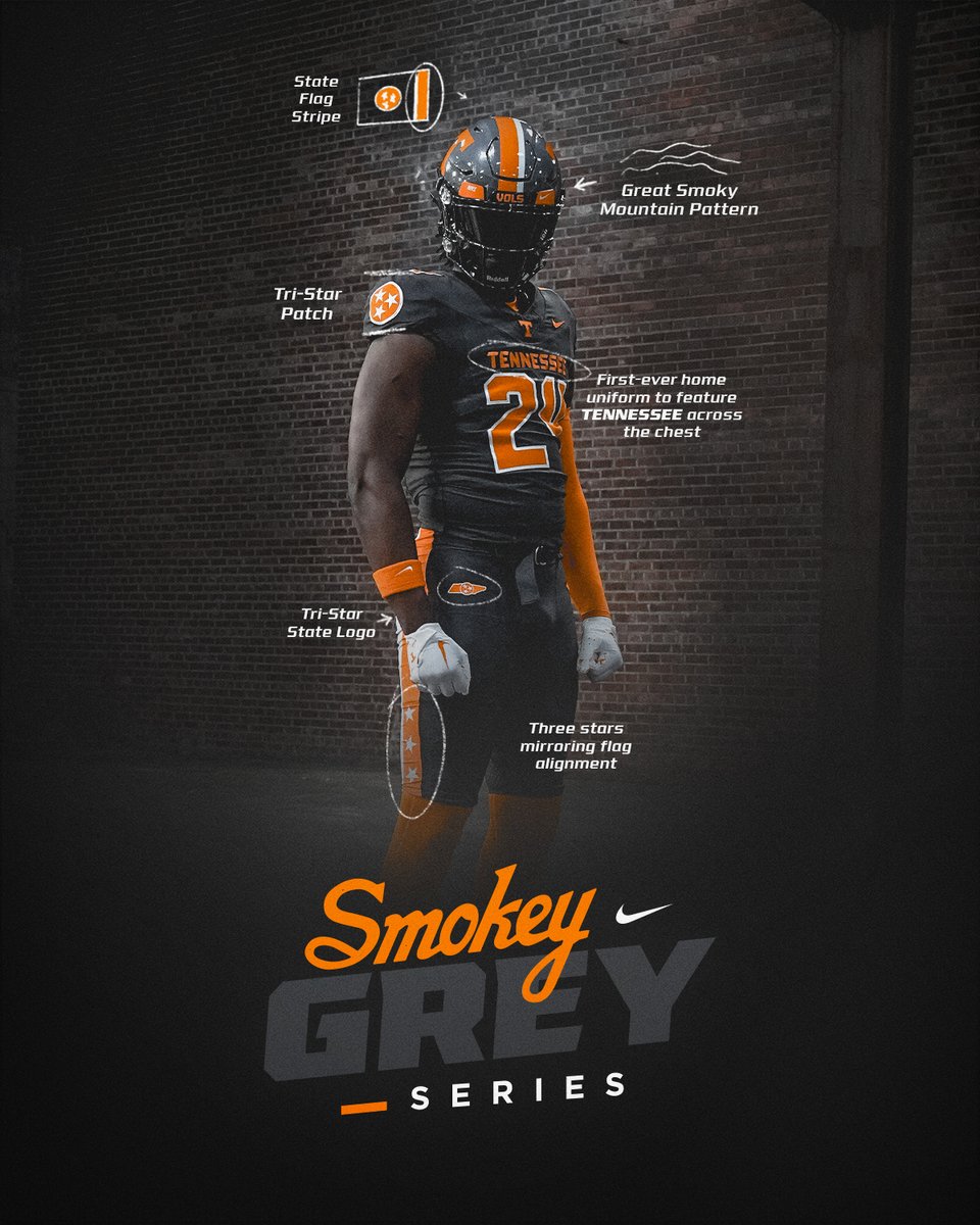 Here’s to you, old Tennessee.

The latest in <a href="/Vol_Football/">Tennessee Football</a>'s Smokey Grey uniform series pays tribute to The Volunteer State.