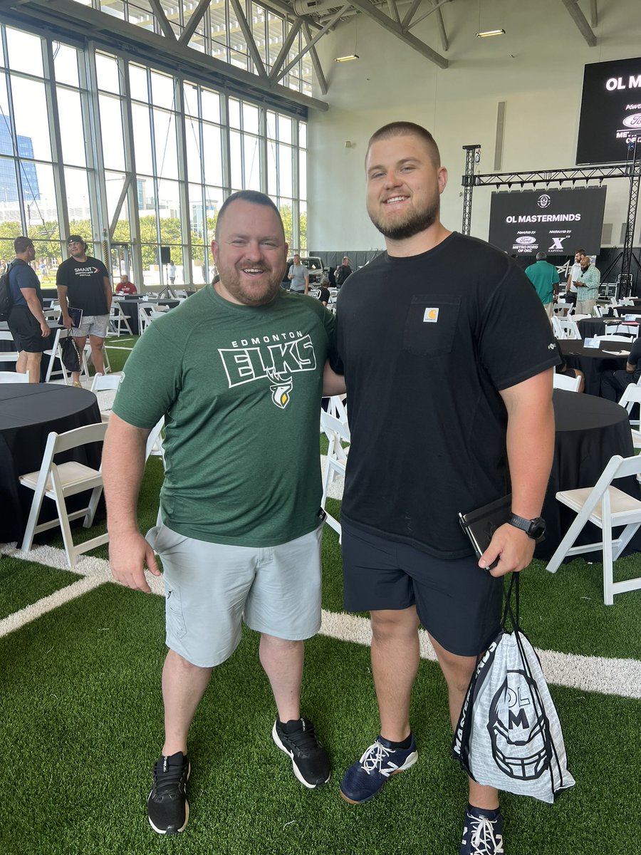 Mike Rittelmann (@mrittcgs) on Twitter photo Great seeing <a href="/CGSAllStar/">The College Gridiron Showcase</a> alum <a href="/grantsmith55100/">Grant Smith</a> here at <a href="/OLMasterminds/">OL Masterminds</a>
Bright future ahead! Great seeing <a href="/CGSAllStar/">The College Gridiron Showcase</a> alum <a href="/grantsmith55100/">Grant Smith</a> here at <a href="/OLMasterminds/">OL Masterminds</a>
Bright future ahead!