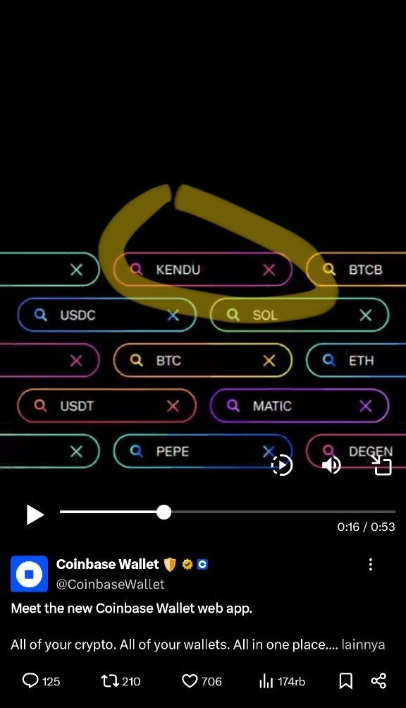 kenduwarrior's tweet photo. @CoinbaseWallet I saw it 
$kendu #kendu https://t.co/OtBfM2LpdE