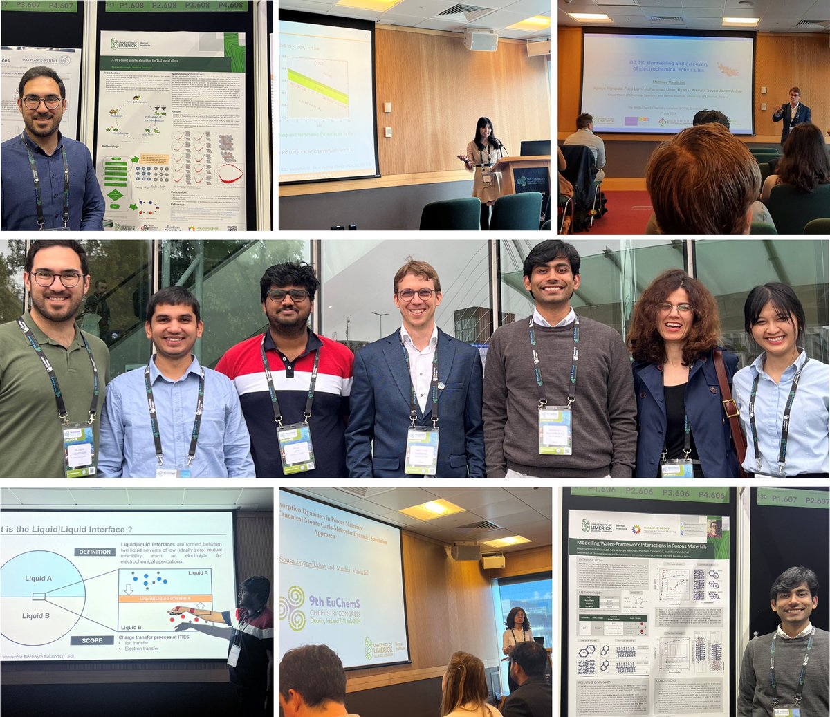 Materials & Catalysis Modelling Group (@macatamo_group) on Twitter photo Our team had an incredible week at <a href="/EuChemS_Congres/">10th EuChemS Chemistry Congress</a> 2024 in #Dublin! We presented our molecular modelling research during oral and poster presentations.
<a href="/BernalNews/">Bernal Institute</a> <a href="/ChemicalSciUL/">Chemical Sciences UL</a>
#ECC9 <a href="/EuChemS/">EuChemS</a> Our team had an incredible week at <a href="/EuChemS_Congres/">10th EuChemS Chemistry Congress</a> 2024 in #Dublin! We presented our molecular modelling research during oral and poster presentations.
<a href="/BernalNews/">Bernal Institute</a> <a href="/ChemicalSciUL/">Chemical Sciences UL</a>
#ECC9 <a href="/EuChemS/">EuChemS</a>