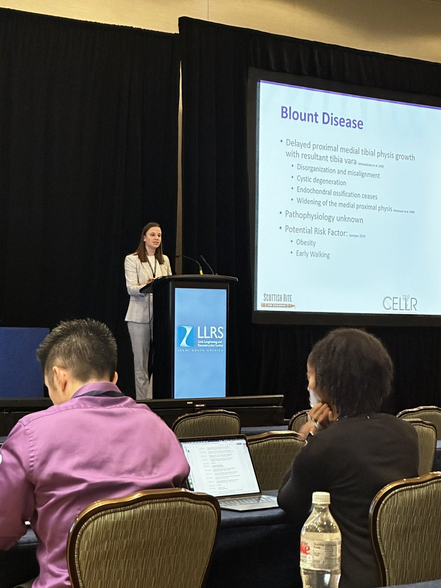 LizHubbard43357's tweet photo. Great first day of LLRS! Drs. Birch, Herge and Claire Noyes representing @SRChildren_  on the podium today! @LimbDeformity https://t.co/6qcqhwNchb