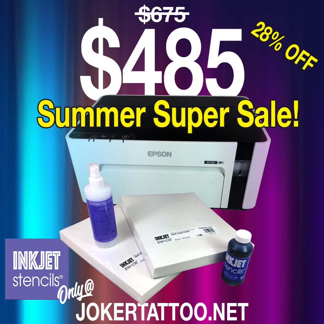 Attention professional tattoo artists, grab this deal while it lasts! Only at JokerTattoo.net