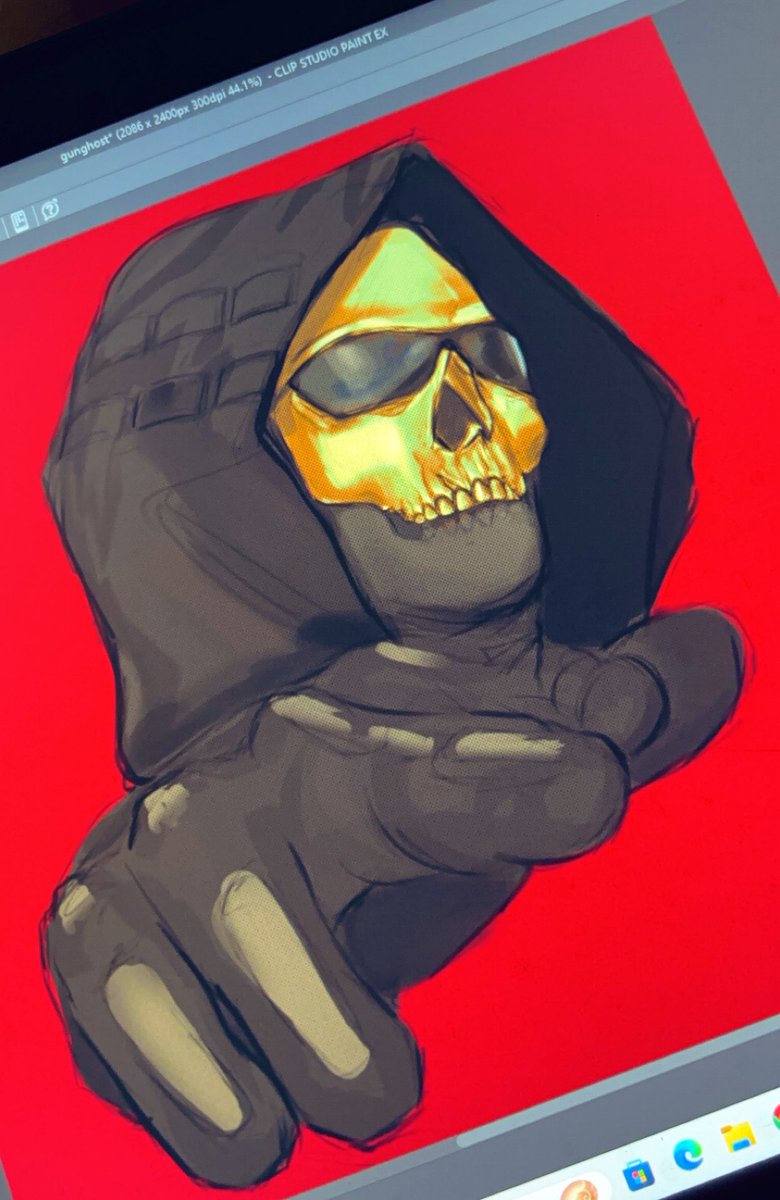 guess who i’m drawing (results may shock you) #ghostmw #callofduty