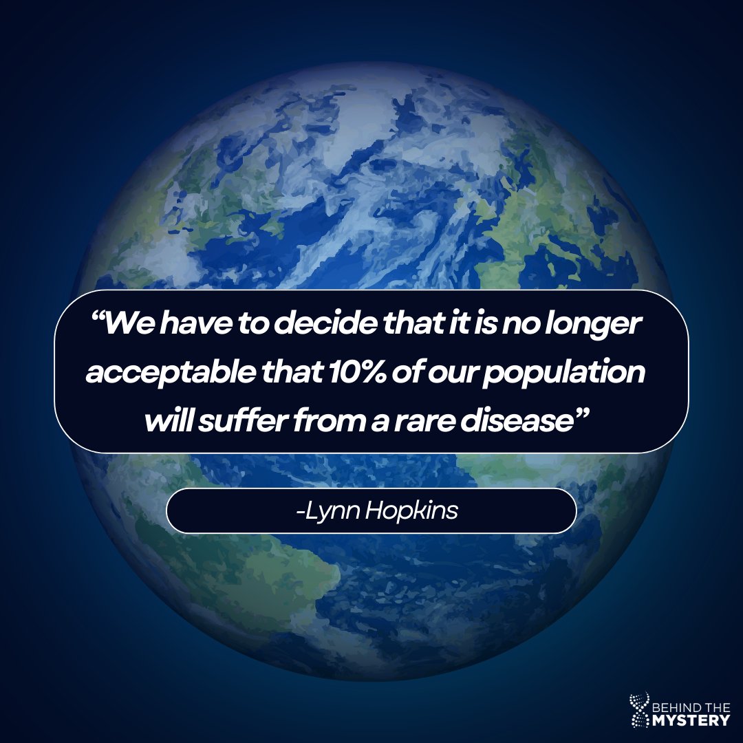 This is why we raise awareness about rare and genetic diseases through patient storytelling. With 300 million people affected globally and only 10% of these diseases having FDA-approved treatments, increasing awareness is crucial.

Keep sharing your story.💙🧬 

#BehindTheMystery