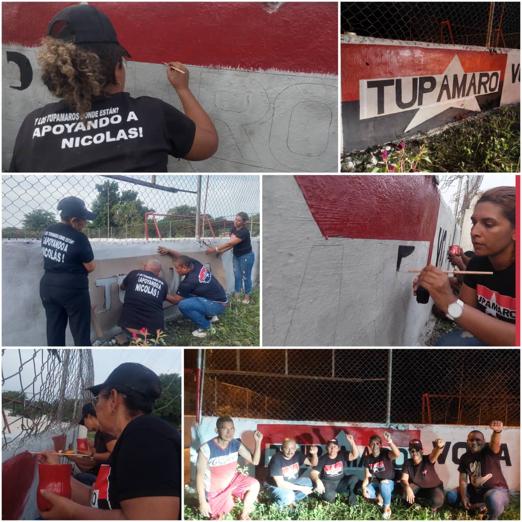 RobinsonGuzmann's tweet photo. #PintandoVictoria Desde San Genaro de Boconoito Parroquia Antolin Tovar caserío Caño Seco.

¿Y LOS TUPAMAROS DONDE ESTÁN?

¡APOYANDO A NICOLÁS!

#VotaTupamaro https://t.co/EkI5dSkldA