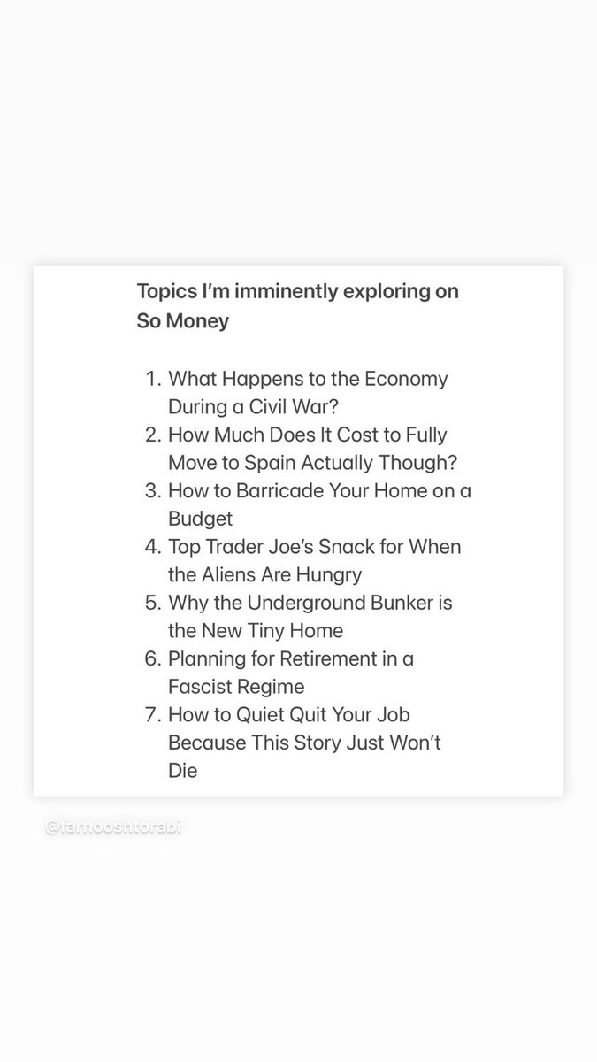 What else should I cover?