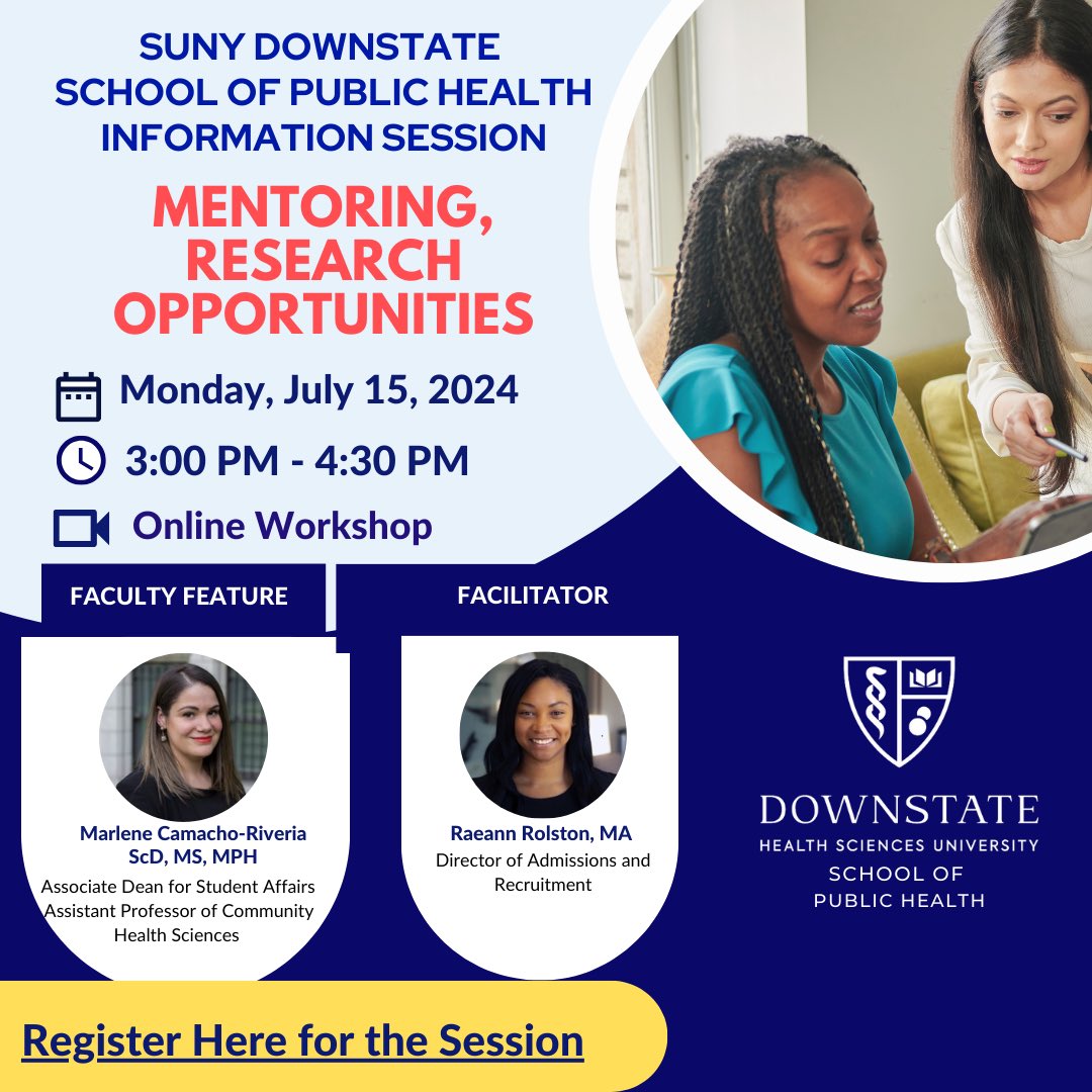 SUNY Downstate School of Public Health (SPH) tweet media