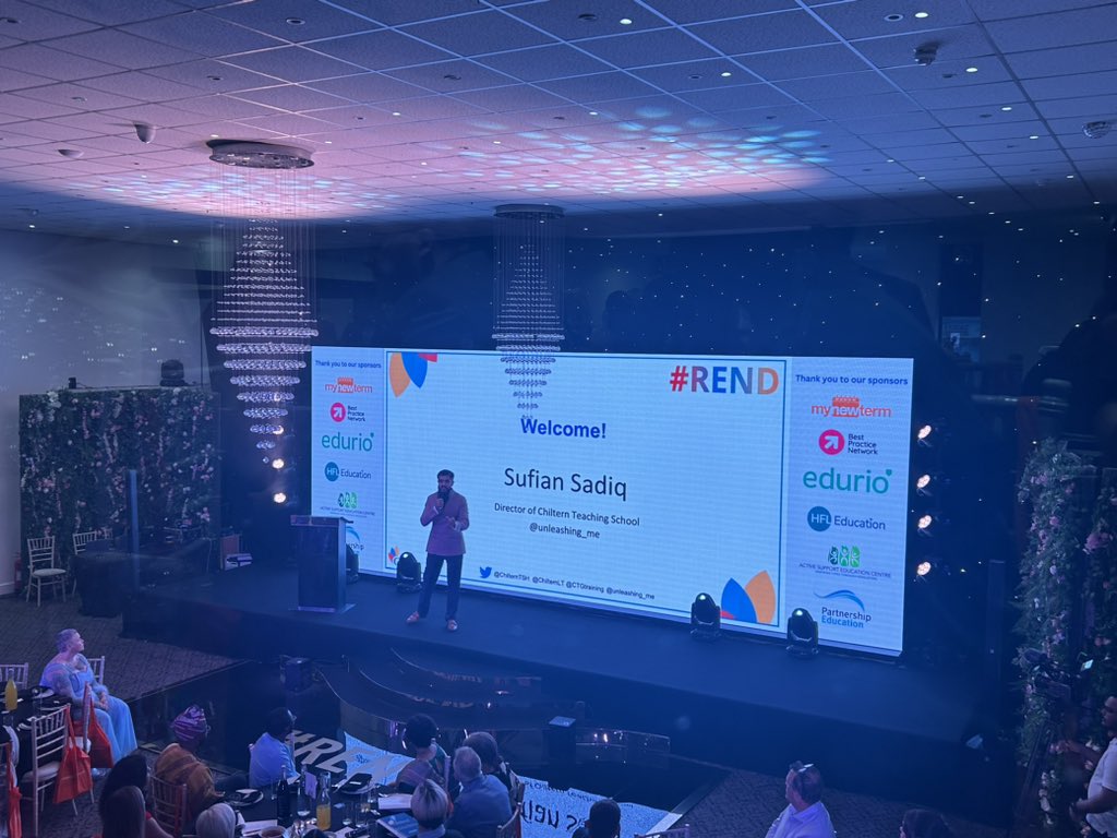 Very pleased to be back in Luton with the <a href="/meridiantrustuk/">Meridian Trust</a> @LincroftAcademy @StrattonUpper team at <a href="/ChilternLT/">Chiltern Learning Trust | Bedfordshire & Luton</a> #REND Always a fantastic evening. <a href="/unleashing_me/">Unleashing Me</a> @JZafir @Mr_S_Farmer <a href="/richspencer1979/">Richard Spencer</a> @DavidGraham_PHS