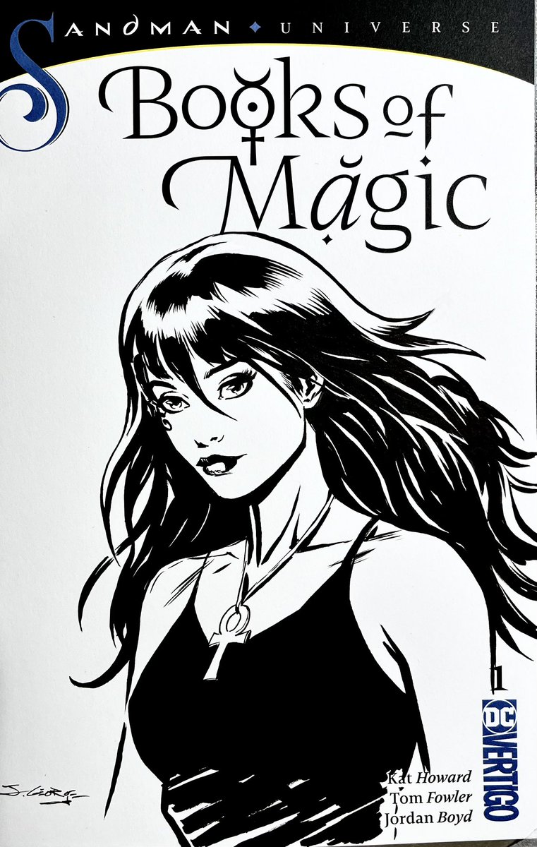 joshgeorgeart's tweet photo. Commission of #death #sandman #magic #booksofmagic https://t.co/BN66AzZIBM