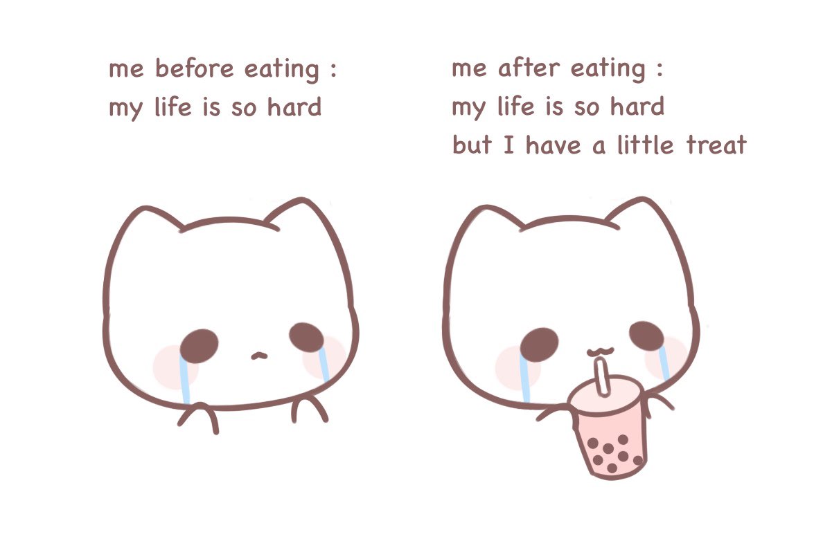 gwostichan's tweet photo. little treat makes things better https://t.co/sPLGbCbGeo