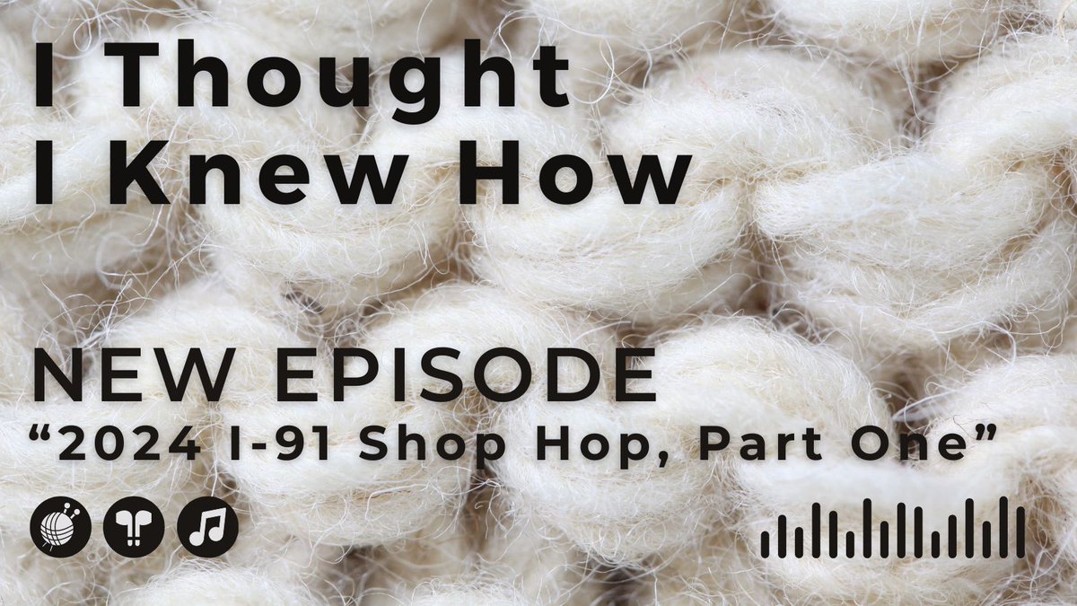 thoughtiknewhow's tweet photo. The shop hop is coming up again in August! Meet the owners of three of the shops that have joined the hop this year, and get some advice on how to plan your shop, in the latest episode!
https://t.co/PKGYJ48pfL

#knitting #localyarnstore #yarnstore #yarn https://t.co/1jDISVEaqv