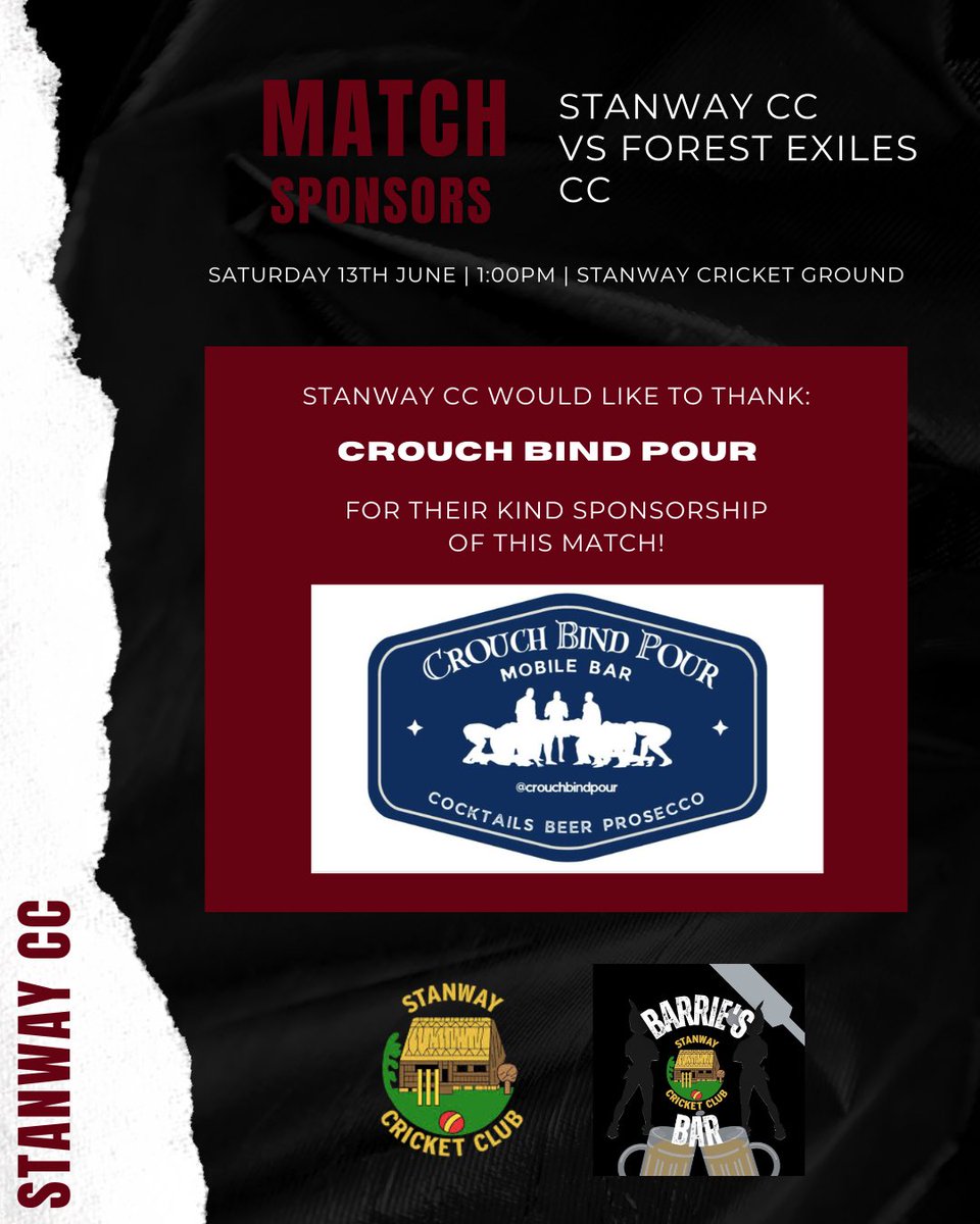 StanwayCC's tweet photo. ๐จ๐จ TEAM NEWS ๐จ๐จ
Tomorrow we welcome @forest_exilescc to our wonderful ground. If the last 3 games against them are anything to go by, this will be a thriller.
Come and join us and see the fete opposite!
#uptheway
@swsportsnews #uptheway
PS: ITS COMING HOME โฝ๏ธ๐๐ด๓ ง๓ ข๓ ฅ๓ ฎ๓ ง๓ ฟ https://t.co/S73fXa0JEV