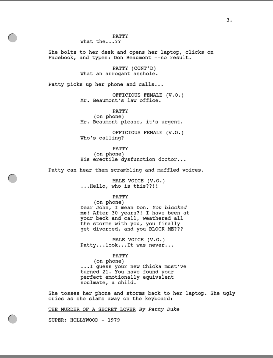 eileenmontague's tweet image. #FunPageFriday  #screenwriting 

                                       WRINKLES