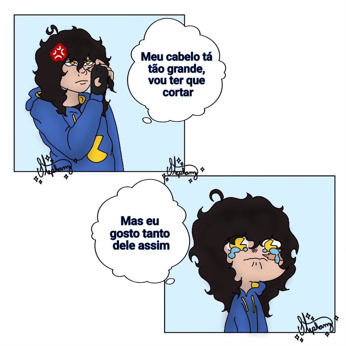 ste_artsy's tweet photo. Mini comic de Hideduo!! Saudades dos nossos cubitos 🥰✨️

"Cabelo grande" - Parte 1:

 #hideduo #Hideduo #hideduofanart https://t.co/g3nOyqLpET