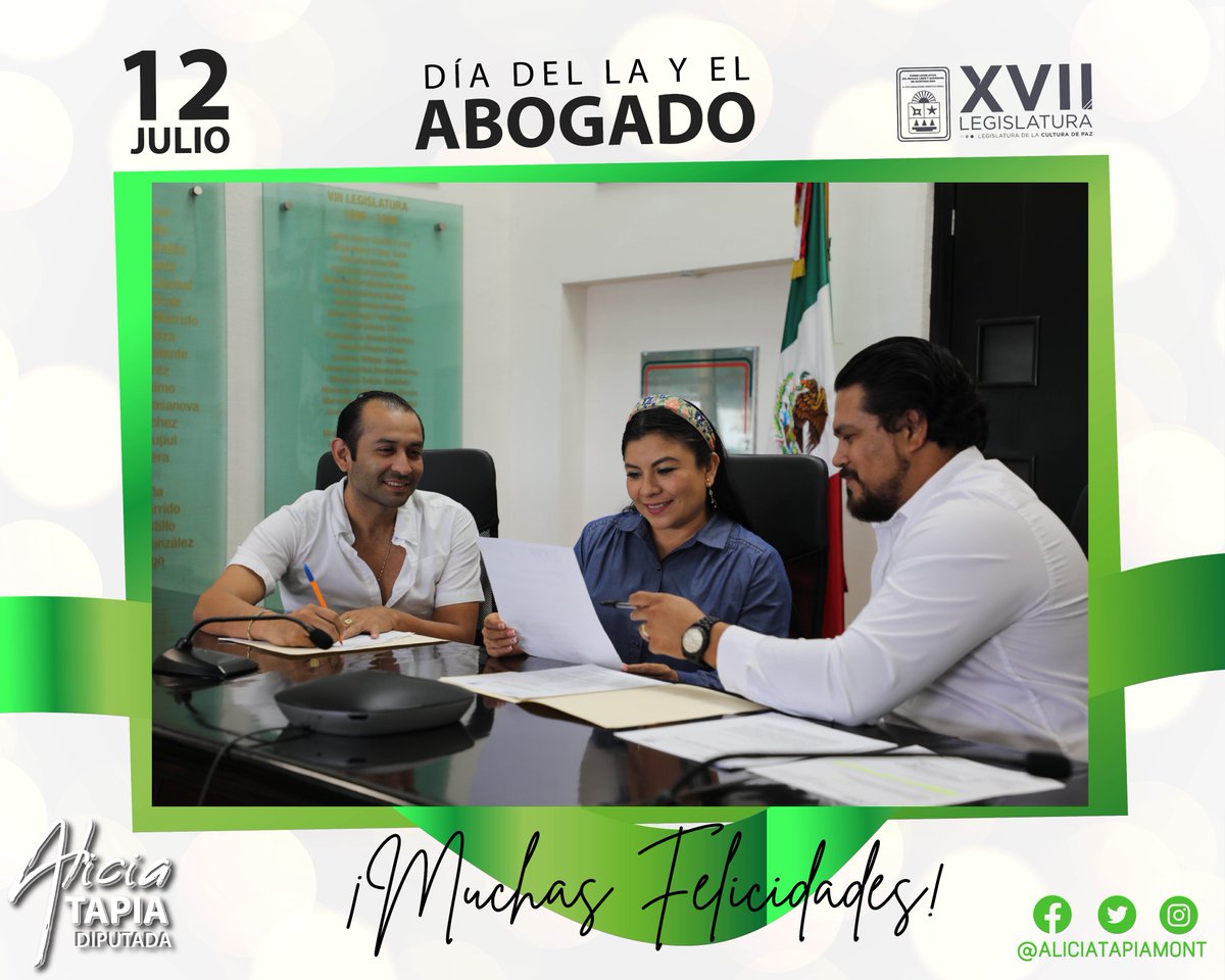 Su conocimiento jurídico garantiza que las leyes protejan los derechos ciudadanos, promuevan la justicia y se apliquen correctamente. ¡Muchas felicidades! A las y los abogados. #ATM 💚