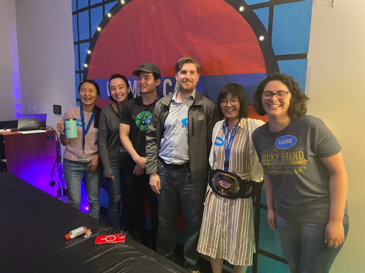 Gammon Lab (@gammonlab) on Twitter photo Great fun with @Gammonlab and <a href="/CaoXinyun/">Xinyun (Sherry) Cao</a> lab teaming up at Micro “Faculty Feud”! Proud of everyone for bringing home the championship belt! #UTSW Great fun with @Gammonlab and <a href="/CaoXinyun/">Xinyun (Sherry) Cao</a> lab teaming up at Micro “Faculty Feud”! Proud of everyone for bringing home the championship belt! #UTSW