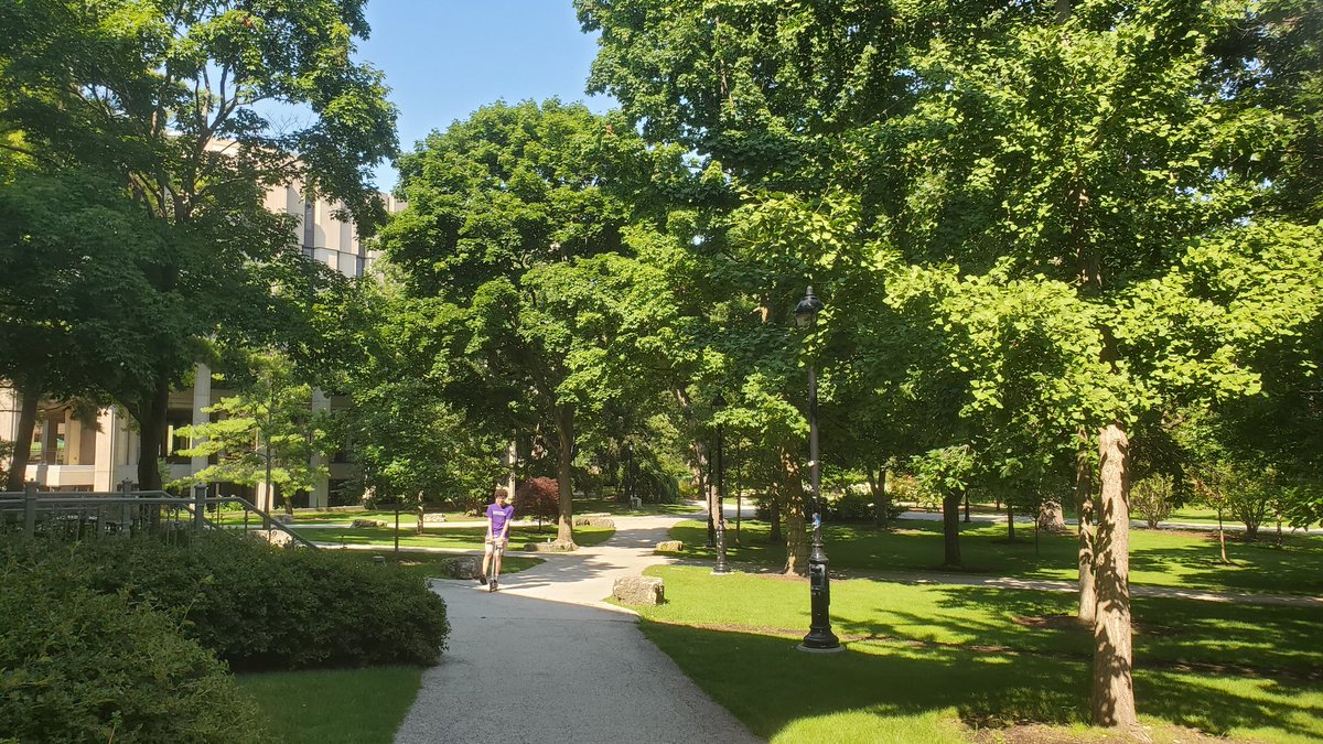 Walking down the memory lane. First time back to Evanston since serving as a <a href="/croucherFDN/">Croucher Foundation</a> postdoc <a href="/MirkinGroupNU/">Mirkin Group</a> in 2011-13. Entering <a href="/NorthwesternU/">Northwestern</a> campus, I asked myself how much I grew and managed to achieve <a href="/CUHKofficial/">The Chinese University of Hong Kong - CUHK</a> over the years. Nice to have lunch with <a href="/LiangHao_L2/">Liang Hao</a>!