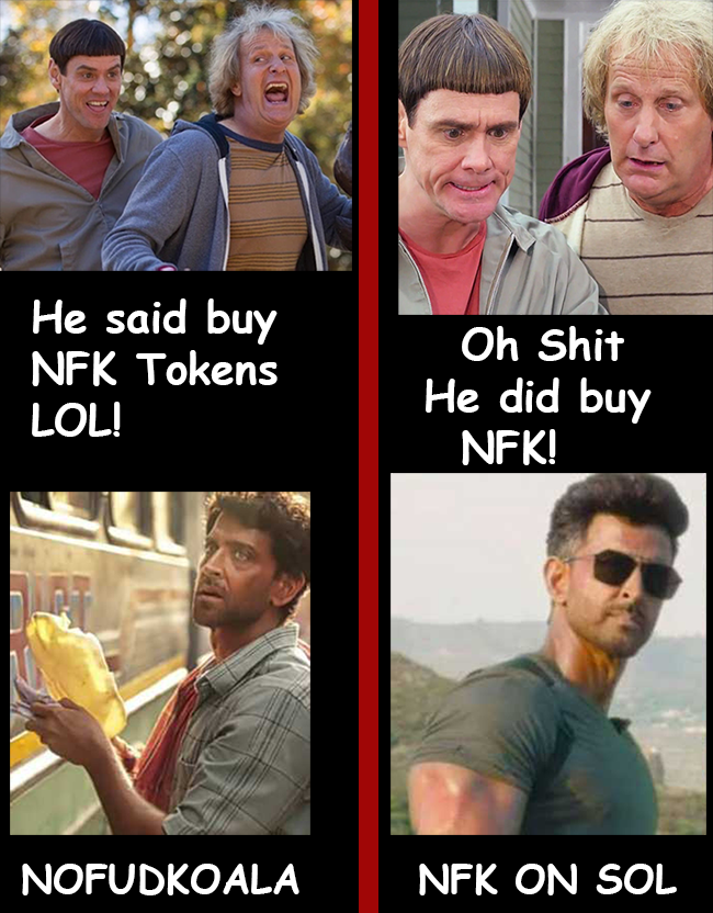 NFK (Solana)
CA: DaATL2dsHTBrNswxrsQjBZF9C3Z1BBr8w4EkDm7vHASN
✅Locked liquidity 
✅community driven
✅daily promoted by: crypnofud YouTube 
<a href="/CrypNOFUD/">NOFUDKOALA</a> 🐨
 #Altcoin #Cryptocurrency #CryptoNews #Crypto #sol #Solana  #MEME #MEMECOIN #nfk $nfk
Low MC gem!  Easy 1B During BULL run!