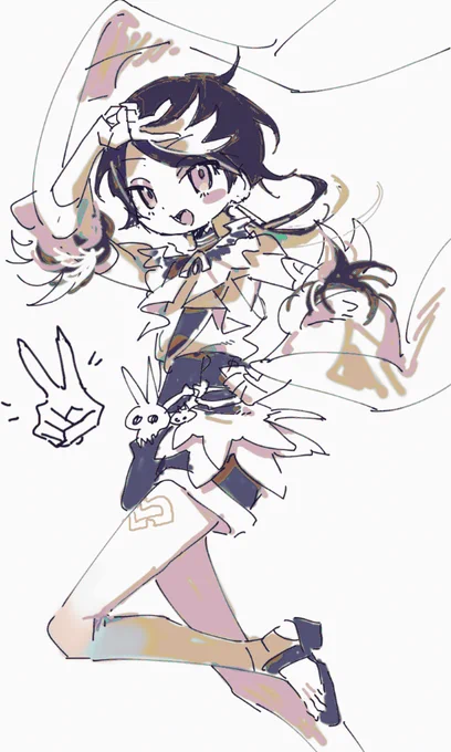 rkgk desu #yaminoart world's strongest sorcerer who wears bloomers and tights 