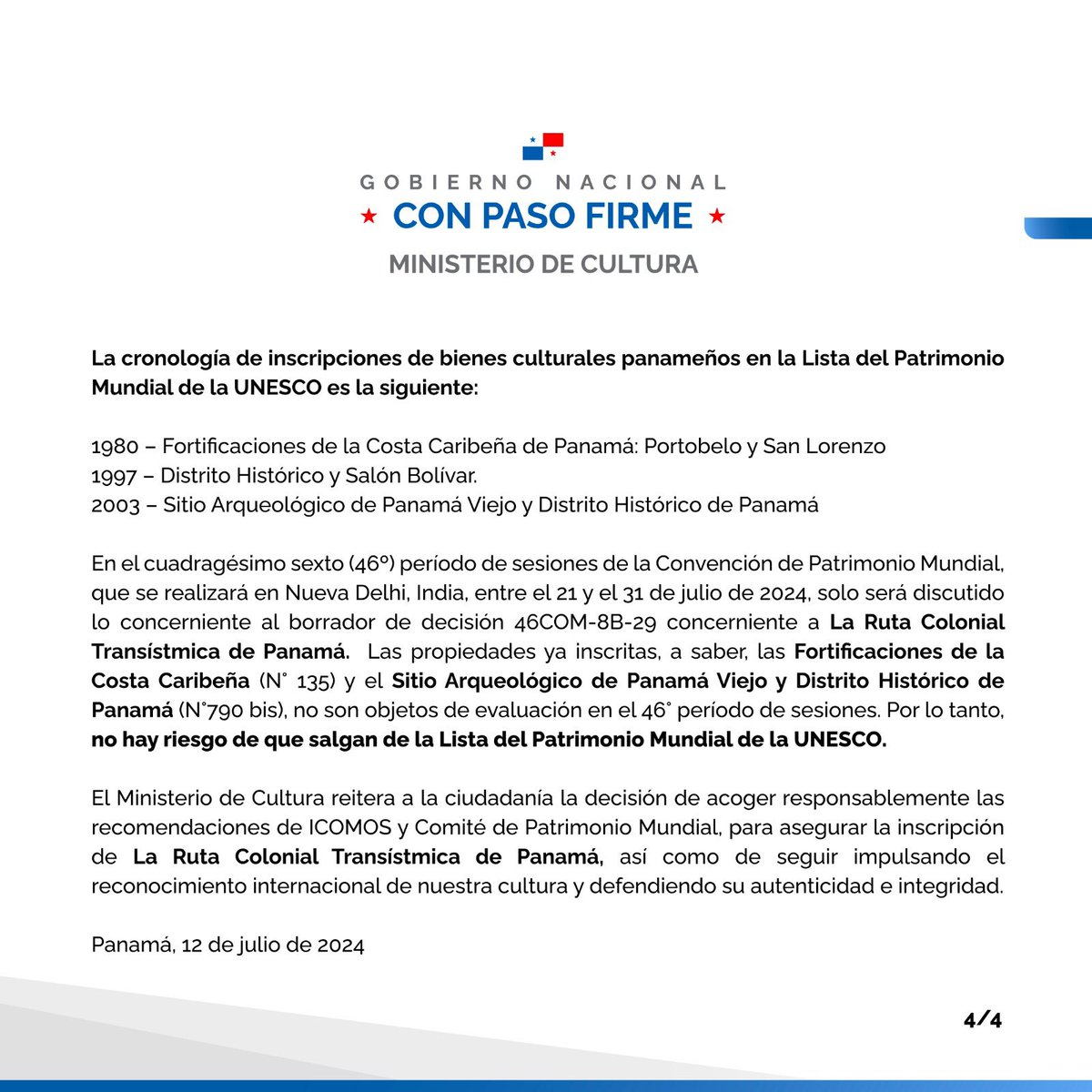 Ministerio de Cultura tweet media