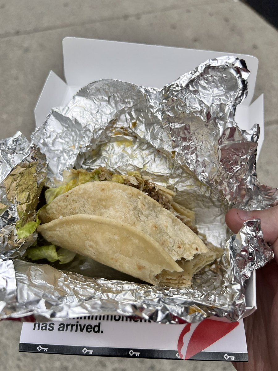 GOPjr's tweet photo. Thank you @keybank for setting up your popup Automated Taco Machine outside my workplace! Very cool to “withdraw” a beef taco for my walk to the parking garage. #Albany https://t.co/L2gGkb6Cv1