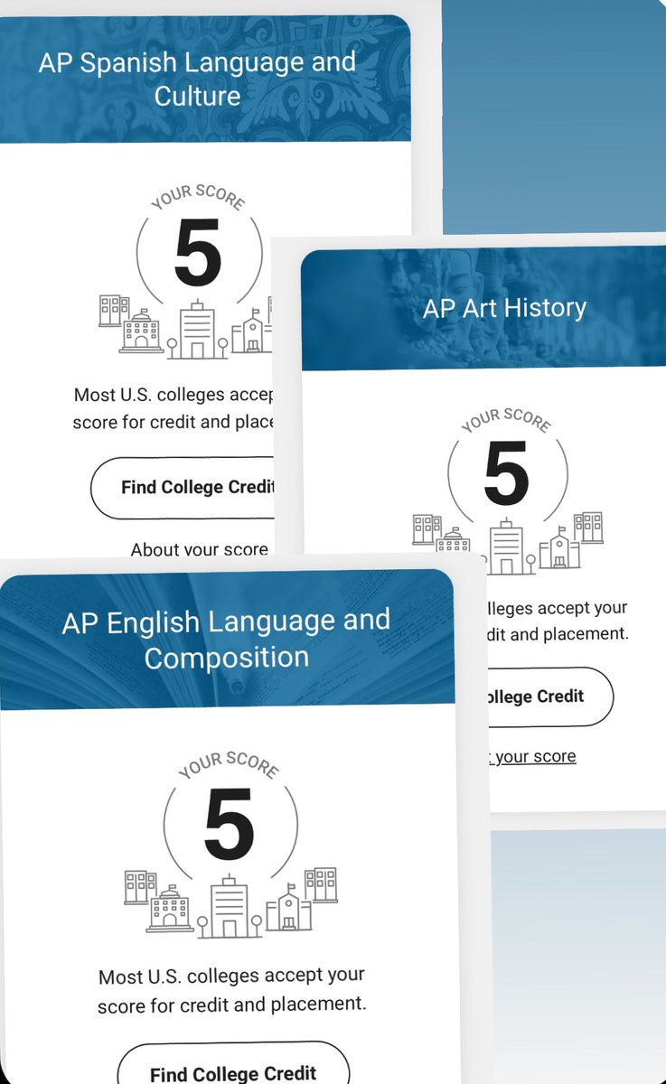 Working hard on and off the field…here are my junior year AP scores! <a href="/BrownU_Softball/">Brown Softball</a>