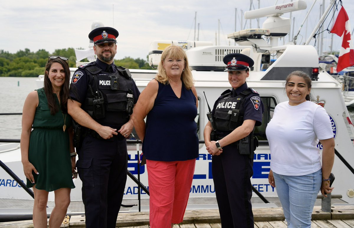 MADDDurham's tweet photo. Thank you @DRPSRoadSafety , @DRPS, @HMCS_NCSM_YORK, @ElizabethJRoy & other community partners for sharing the message of safe & sober boating at our Safe Boating Launch. We all need to do our part to keep our waterways safe. #boatsafe #boatsober #impairedboatingisimpaireddriving https://t.co/jAm1X7wmkL