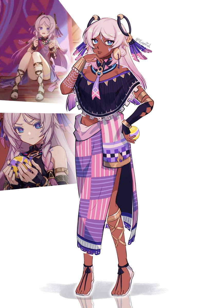 Wow, thank you for the love on Chasca!
Thought I'd go ahead and also try my hand at Citlali ^^ It was fun learning about ancient Aztec aesthetics
#GenshinImpact #Natlan